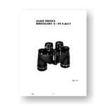 Asahi Pentax 8X40 B.W.C.F. Parts List