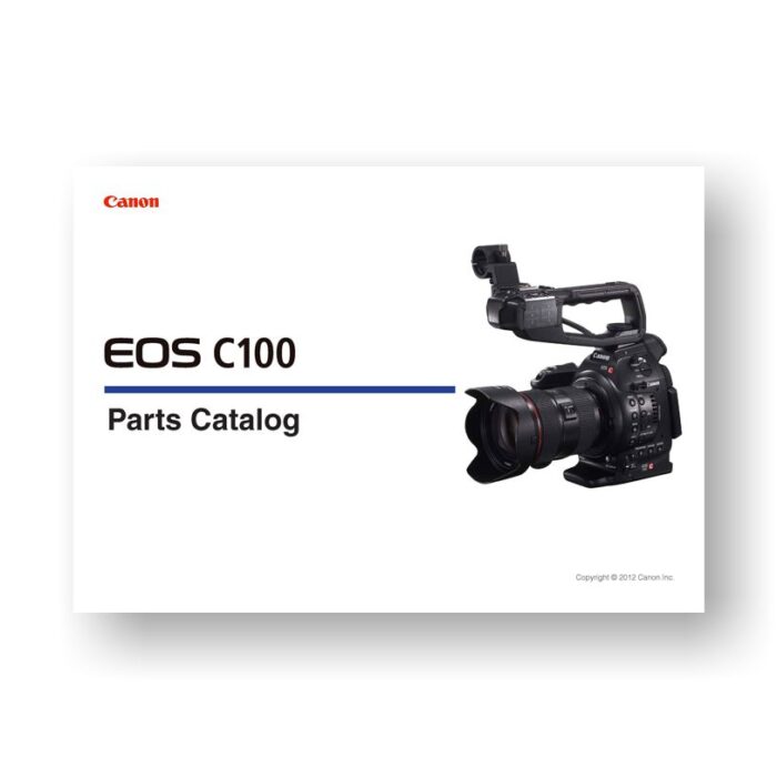 Canon EOS C100 Parts List