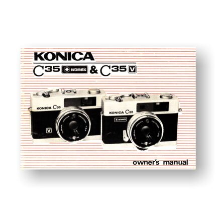 Konica C35-V Owners Manual Plus