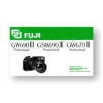 Fuji GW690 III GSW690 III GSW670 III Owner's Manual