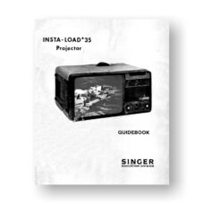 Singer Insta-Load 35 Owners Manual