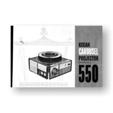 18-page PDF 20.6 MB Kodak Carousel 550 Owners  Manual