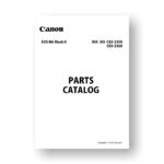 Canon EOS M6 MKII Parts Catalog