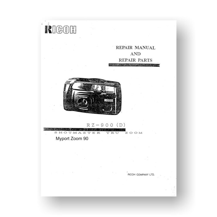 Ricoh RZ-900D Repair Manual