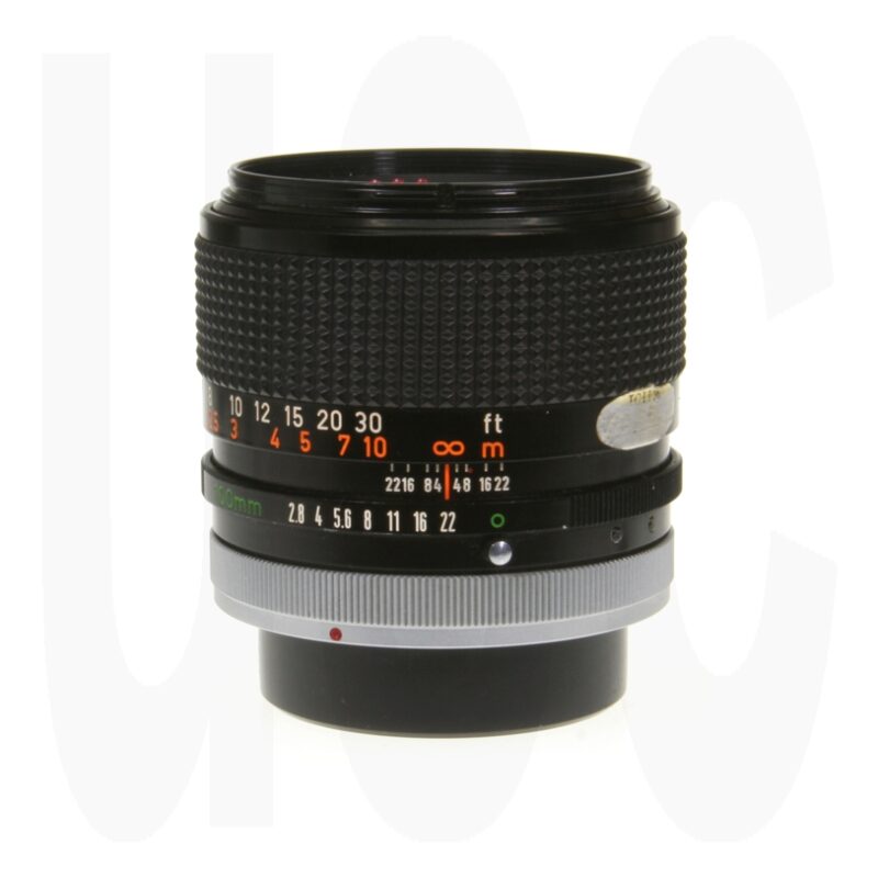 Canon FD 100 2.8 S.S.C. Lens