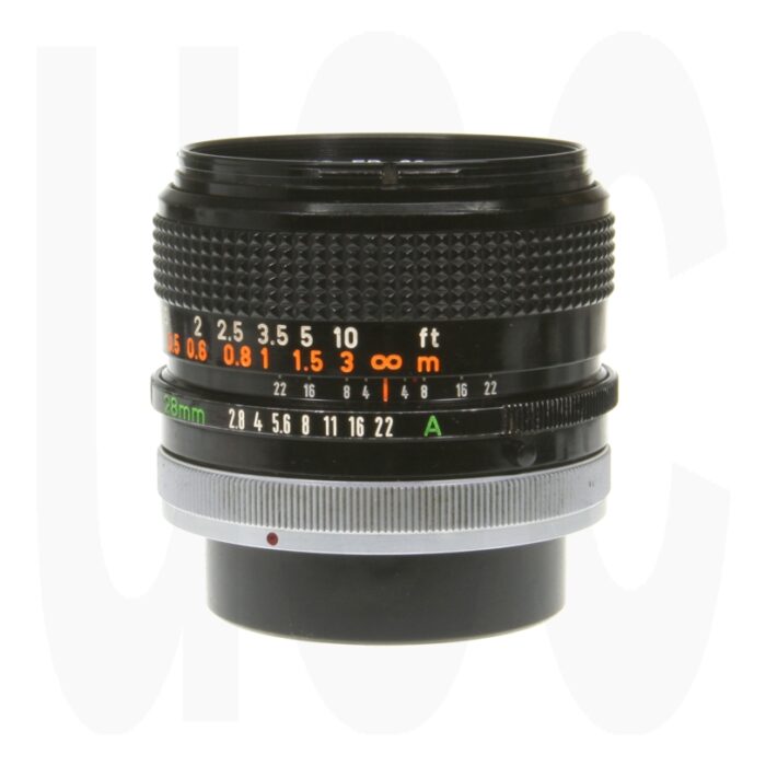 Canon FD 28 2.8 SC Lens