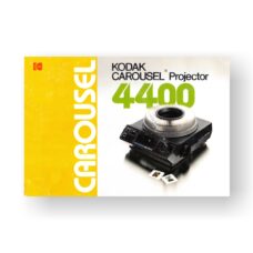 Kodak Carousel 4400 Owners Manual