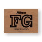 Nikon FG Owners Manual