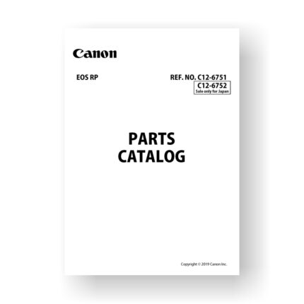 Canon EOS RP Parts Catalog
