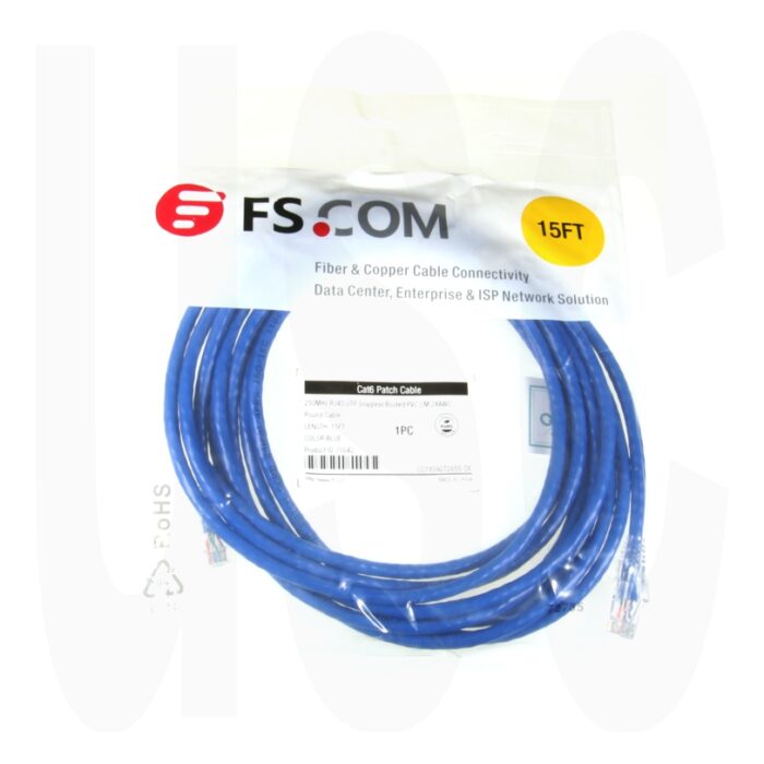 FS.COM Ethernet CAT6 Patch Cable - 15 Foot