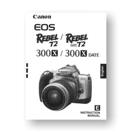 Canon Rebel T2 Owners Manual