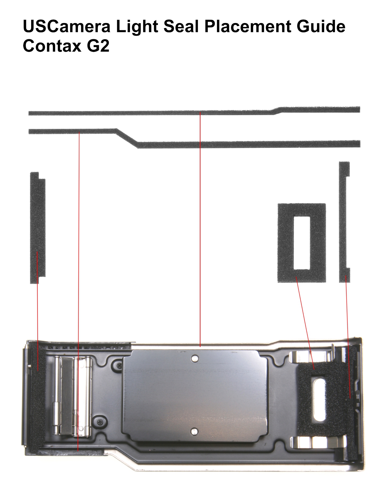 Contax G2 Light Seals