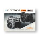 Yashica Electro 35 GSN - GTN Instruction Booklet