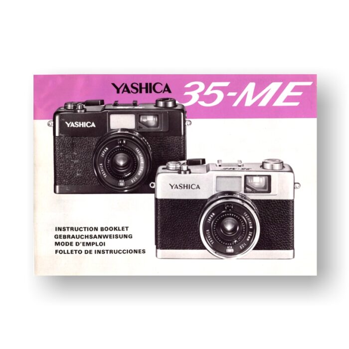Yashica 35 ME - Instruction Booklet