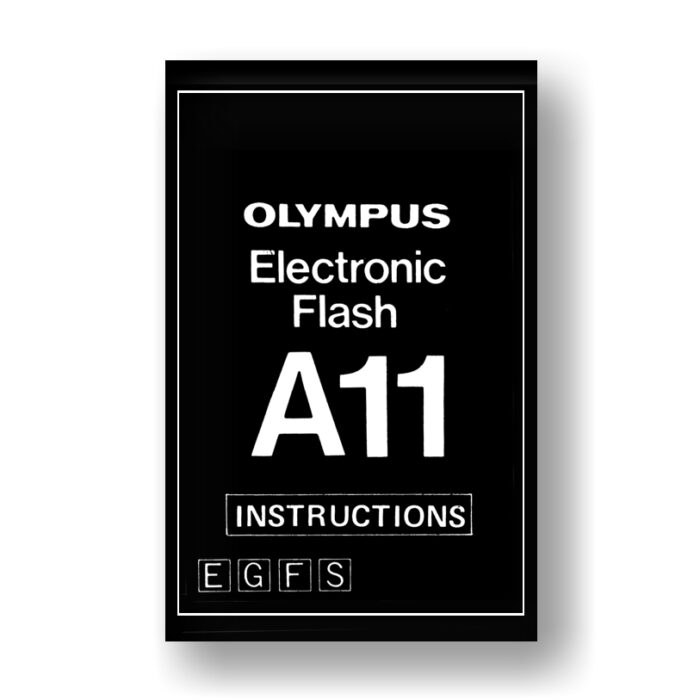 Olympus A11 Owners Manual | XA Series Flash Unit