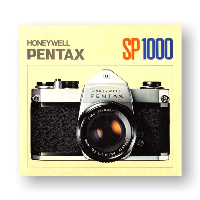 Pentax SP1000 Owners Manual
