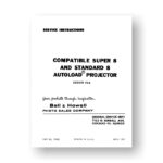 Bell & Howell 466 Service Instructions | Parts List