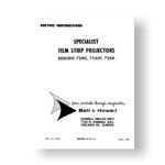 Bell & Howell 724A 724G 724G1 Service