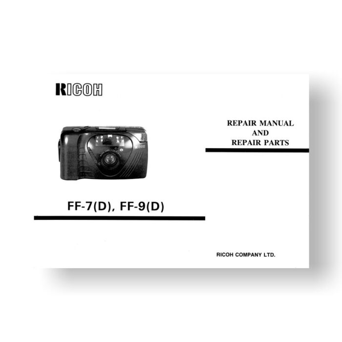 Ricoh FF-7 FF-9 Repair Manual