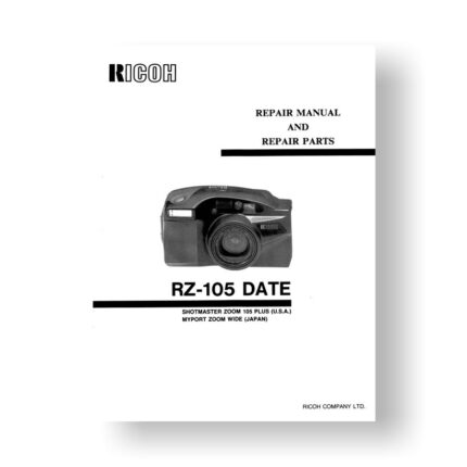 Ricoh RZ-105 Date Repair Manual