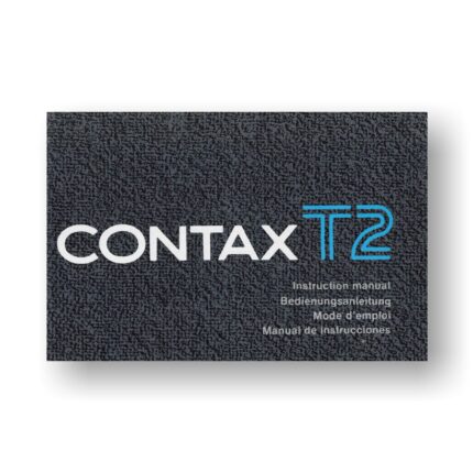 Contax T2 Instruction Manual