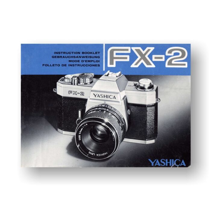 Yashica FX-2 Instruction Booklet