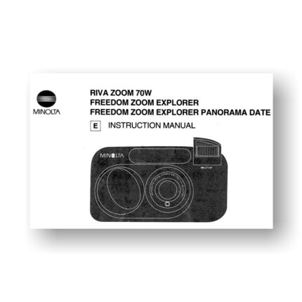 Minolta Freedom Zoom Explorer Owners