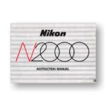 Nikon N2000 AF Owners Manual