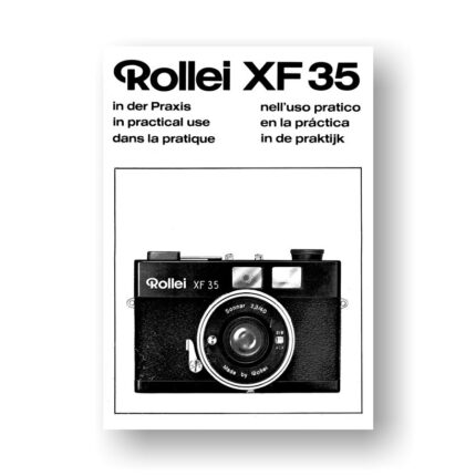 Rollei XF 35 Owners Manual