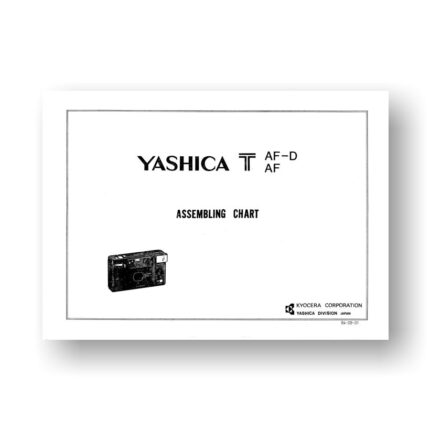 Yashica T-AF Parts List