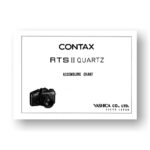 Contax RTS II Quartz Parts List