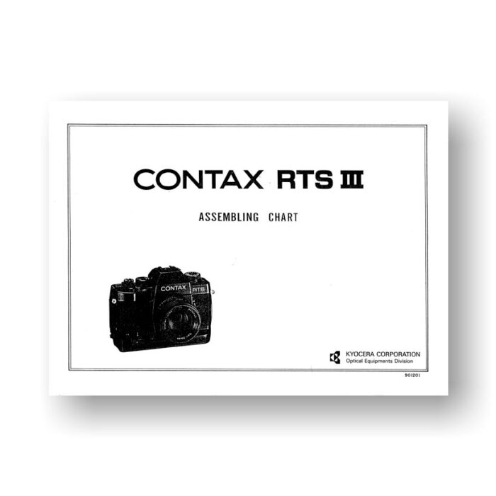 Contax RTS III Parts List Download