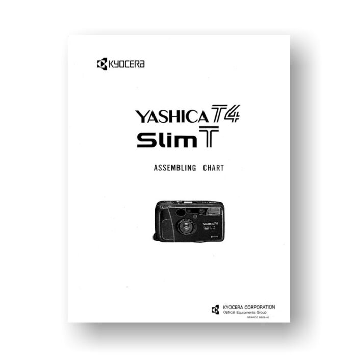 Yashica T4 - Slim T Parts List