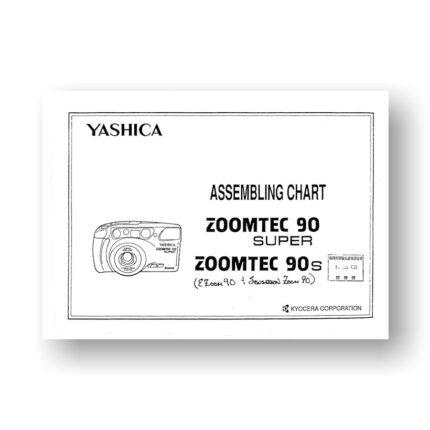 Yashica ZoomTec 90 Super Parts List