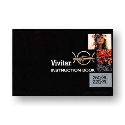 Vivitar 250SL 220SL Instruction Book Download | 35mm SLR