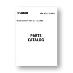 Canon RF100-500 4.5-7.1L IS USM Parts Catalog