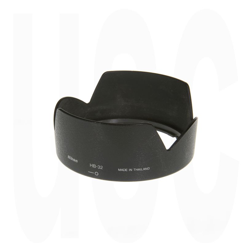 HB-32-wa Nikon HB-32 Lens Hood | fits AF-S DX NIKKOR 18-140mm 3.5-5.6 G ED VR | AF-S DX NIKKOR 18-105mm 3.5-5.6 G ED VR | AF-S DX Zoom-NIKKOR 18-135mm 3.5-5.6 G IF-ED | AF-S DX Zoom-NIKKOR 18-70mm 3.5-4.5 G IF-ED